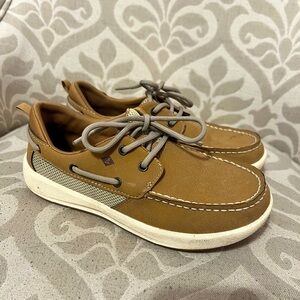 Boys Sperry Leather Boat Shoes